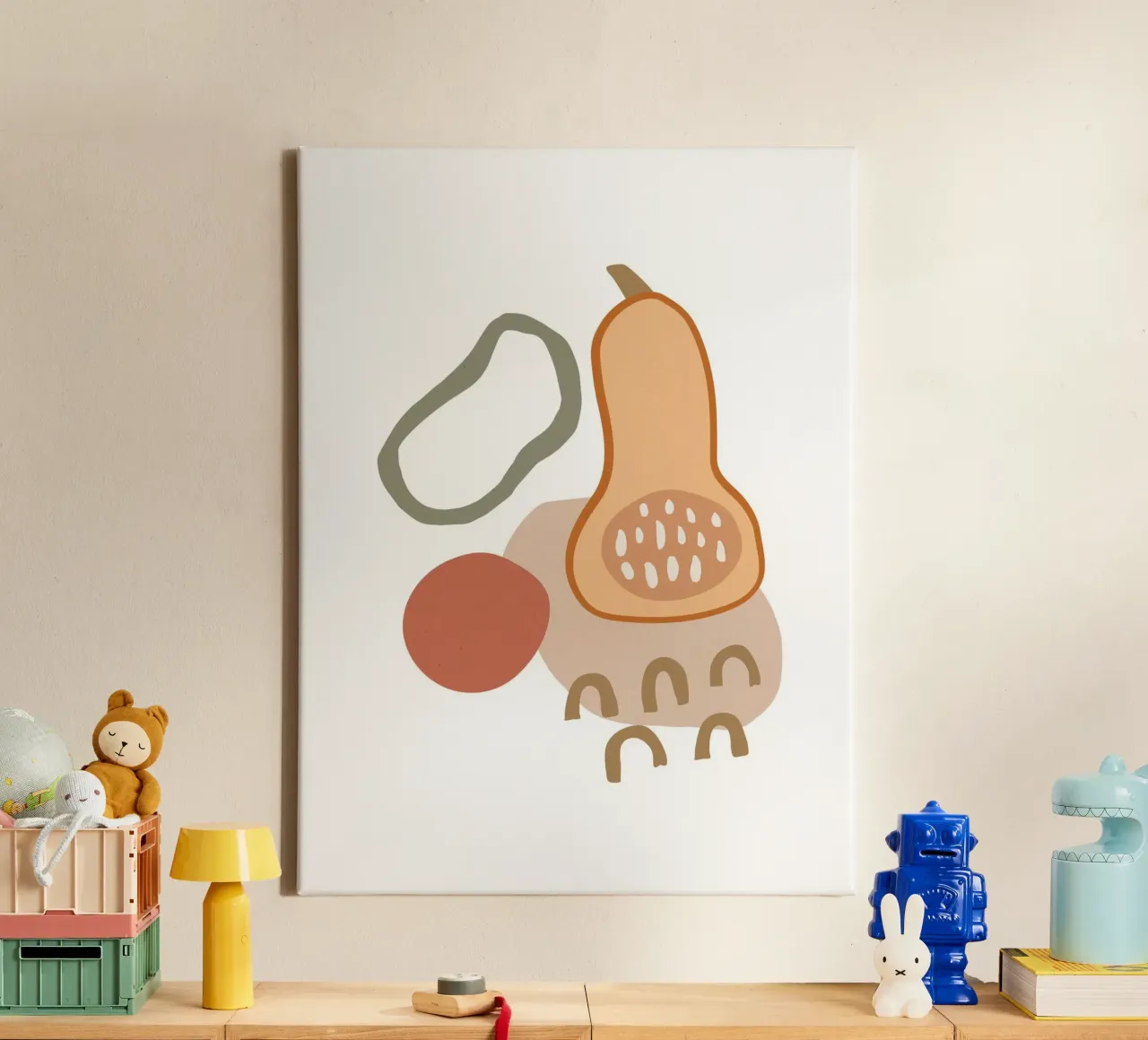 Summer Art Line No 49 canvas by treechild