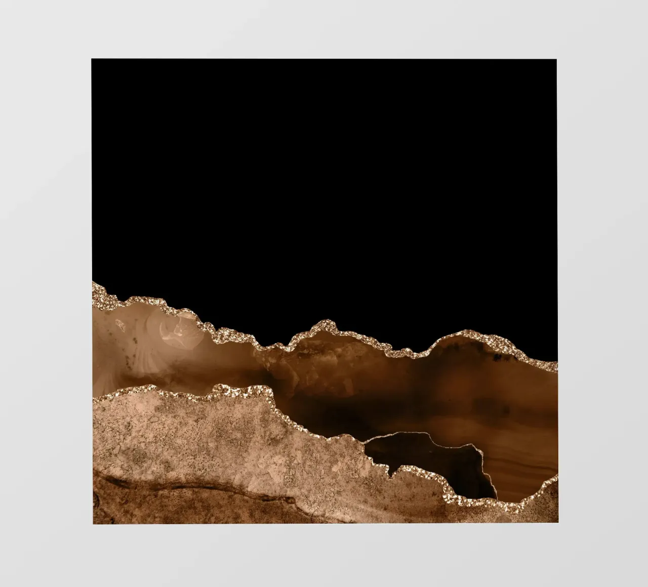 Agata marrone e oro Texture 10 pellicola backlit da Gemstone Textures