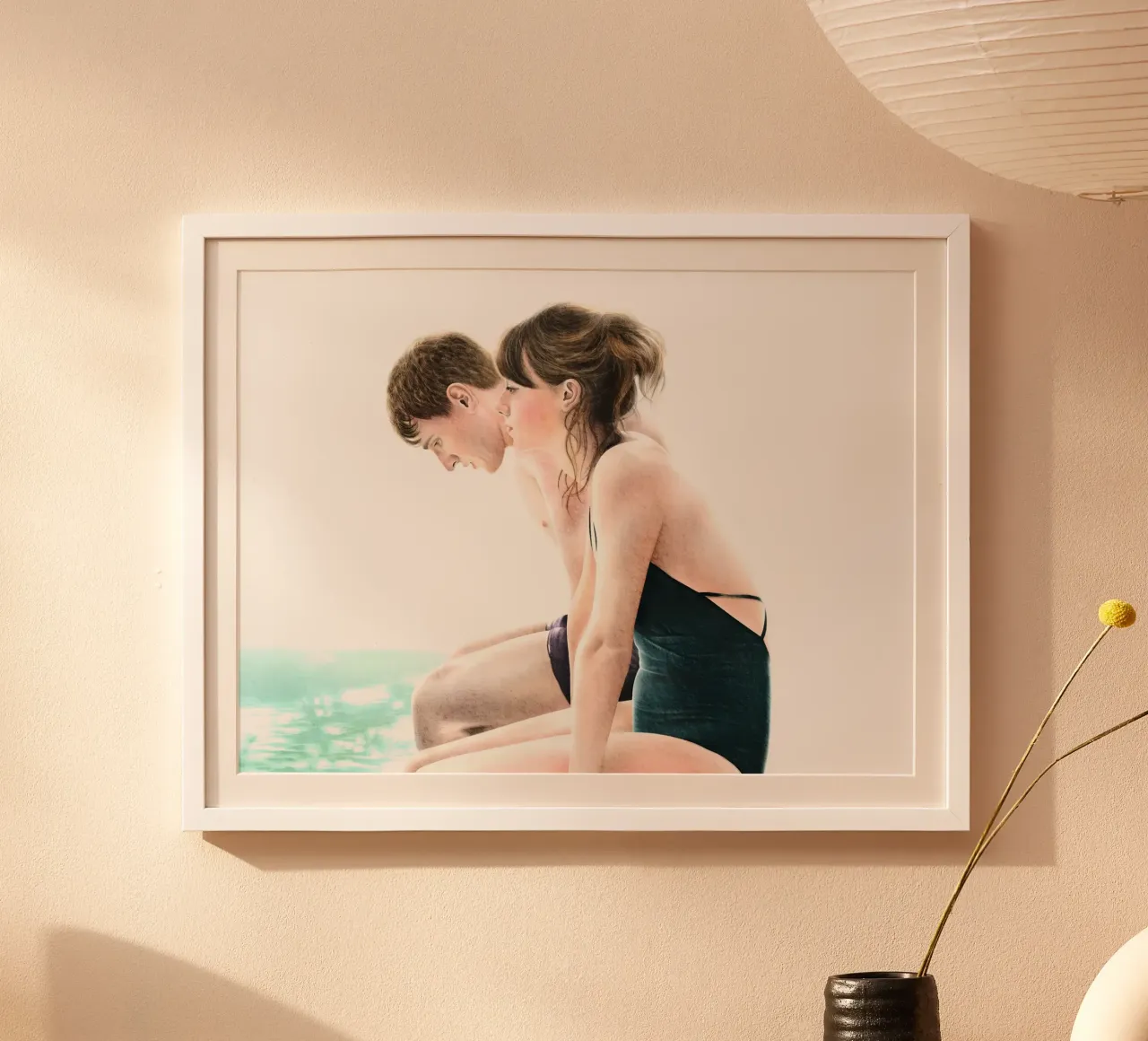 Normal People poster con telaio in legno da heiyoum