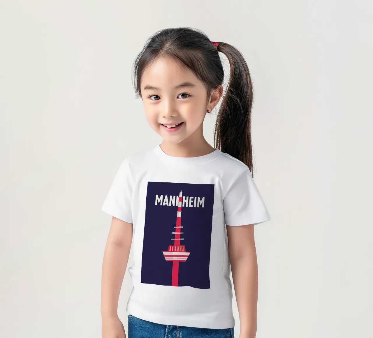 Mannheim t-shirt bambini da Designliga Products GmbH & Co. KG