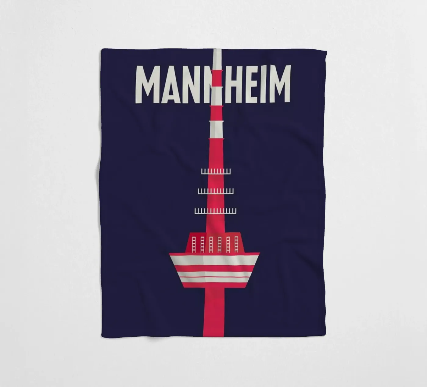 Mannheim fleecedeken van Designliga Products GmbH & Co. KG