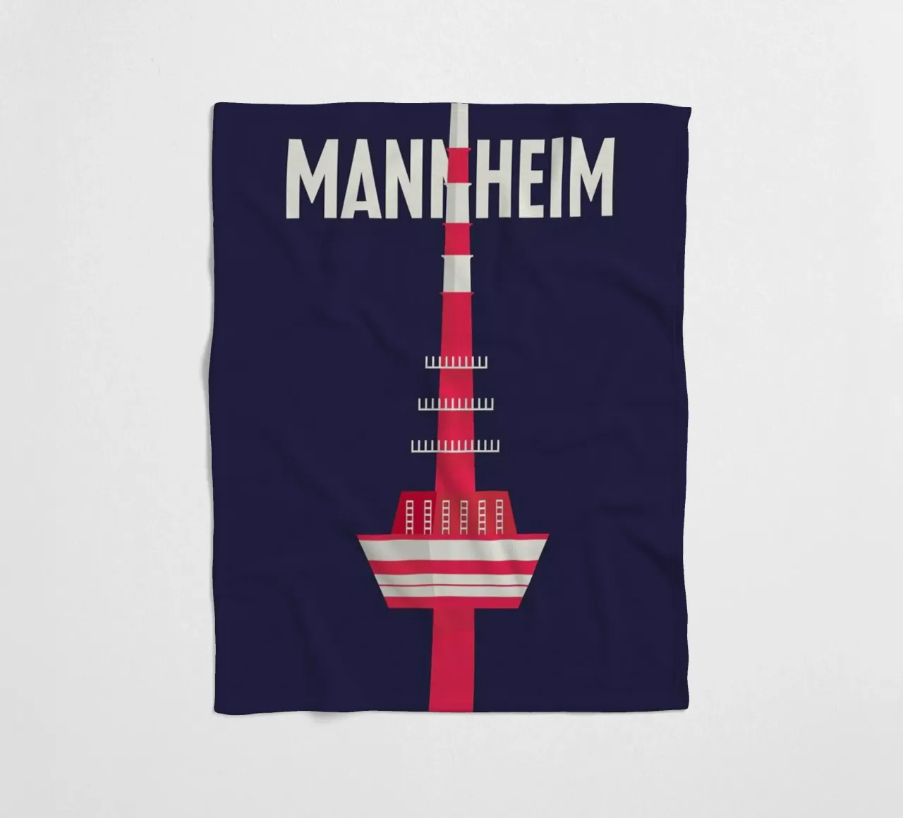 Mannheim fleecedeken van Designliga Products GmbH & Co. KG