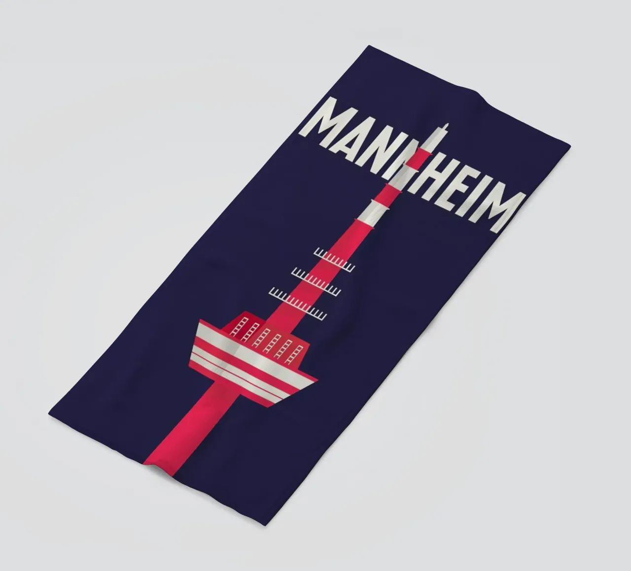 Mannheim strandhanddoek van Designliga Products GmbH & Co. KG