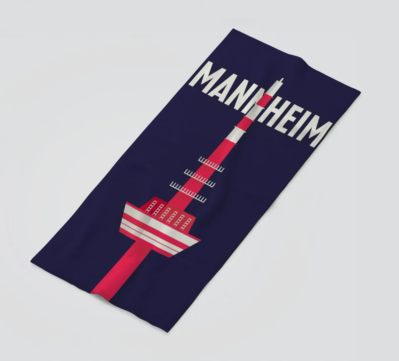 Mannheim Strandtuch von Designliga Products GmbH & Co. KG