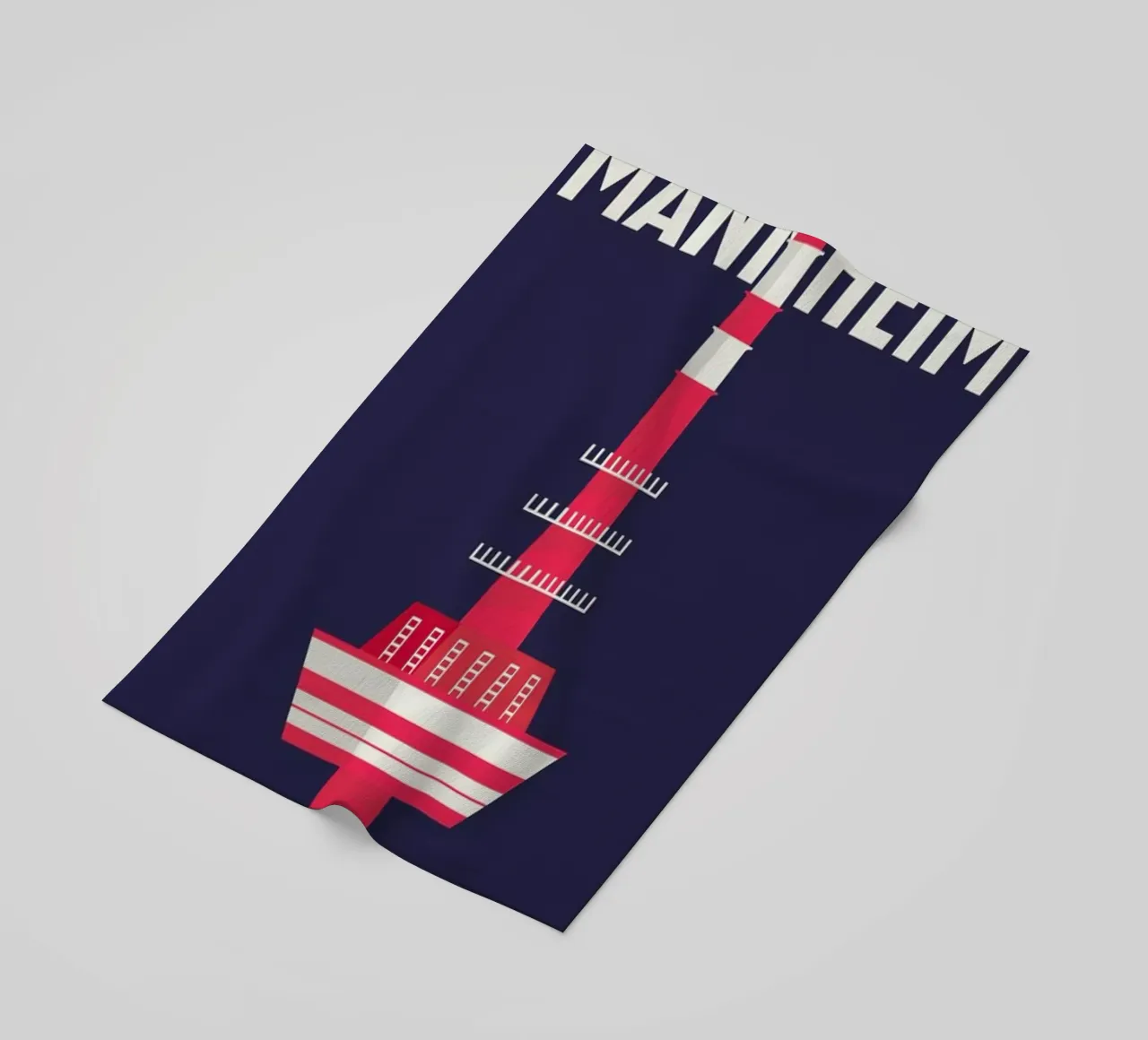 Mannheim strandhanddoek van Designliga Products GmbH & Co. KG