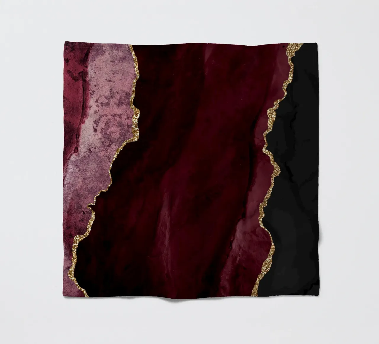 Texture Agata Borgogna e Oro 01 coperta in pile da Gemstone Textures