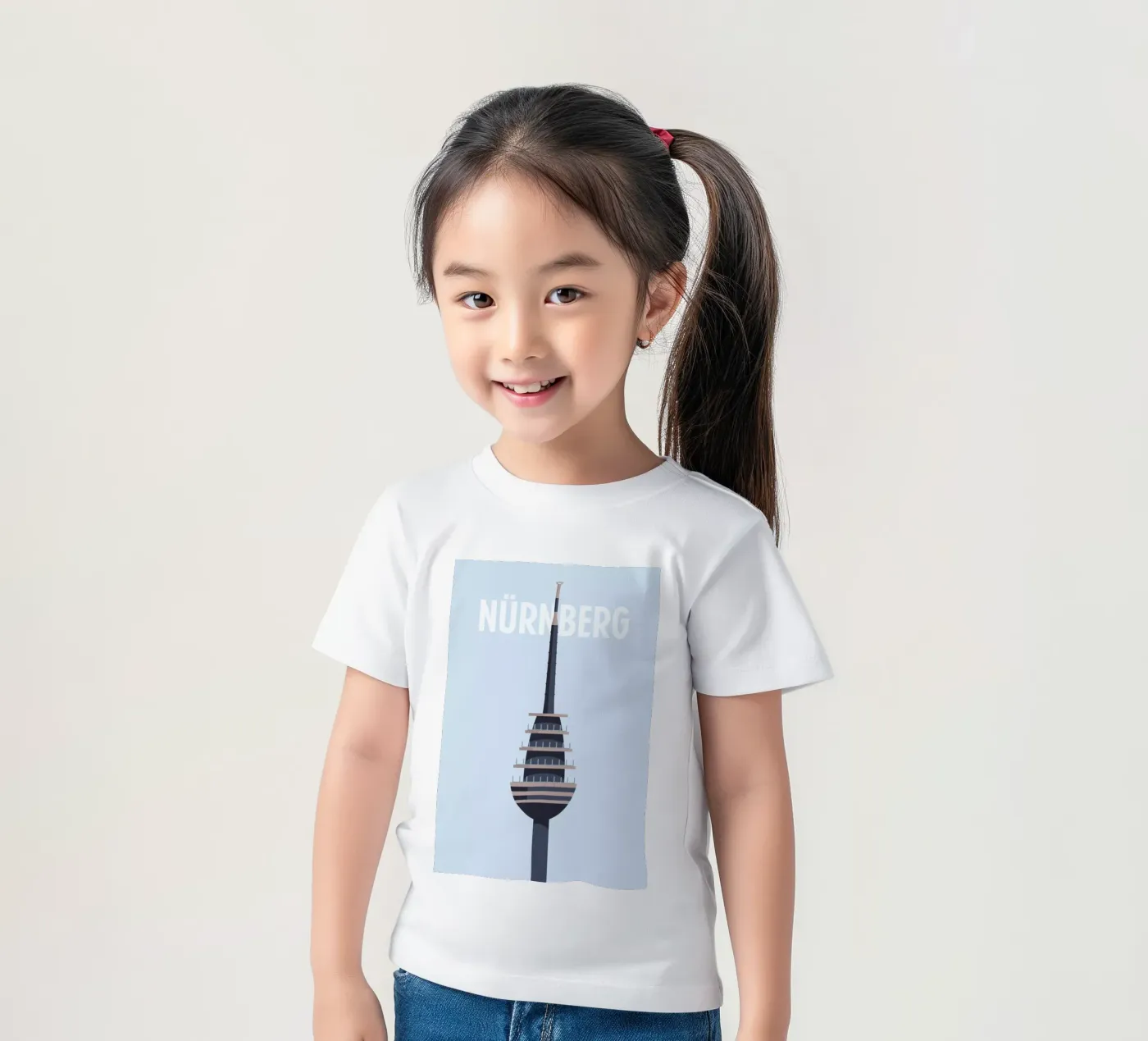 Nürnberg t-shirt bambini da Designliga Products GmbH & Co. KG