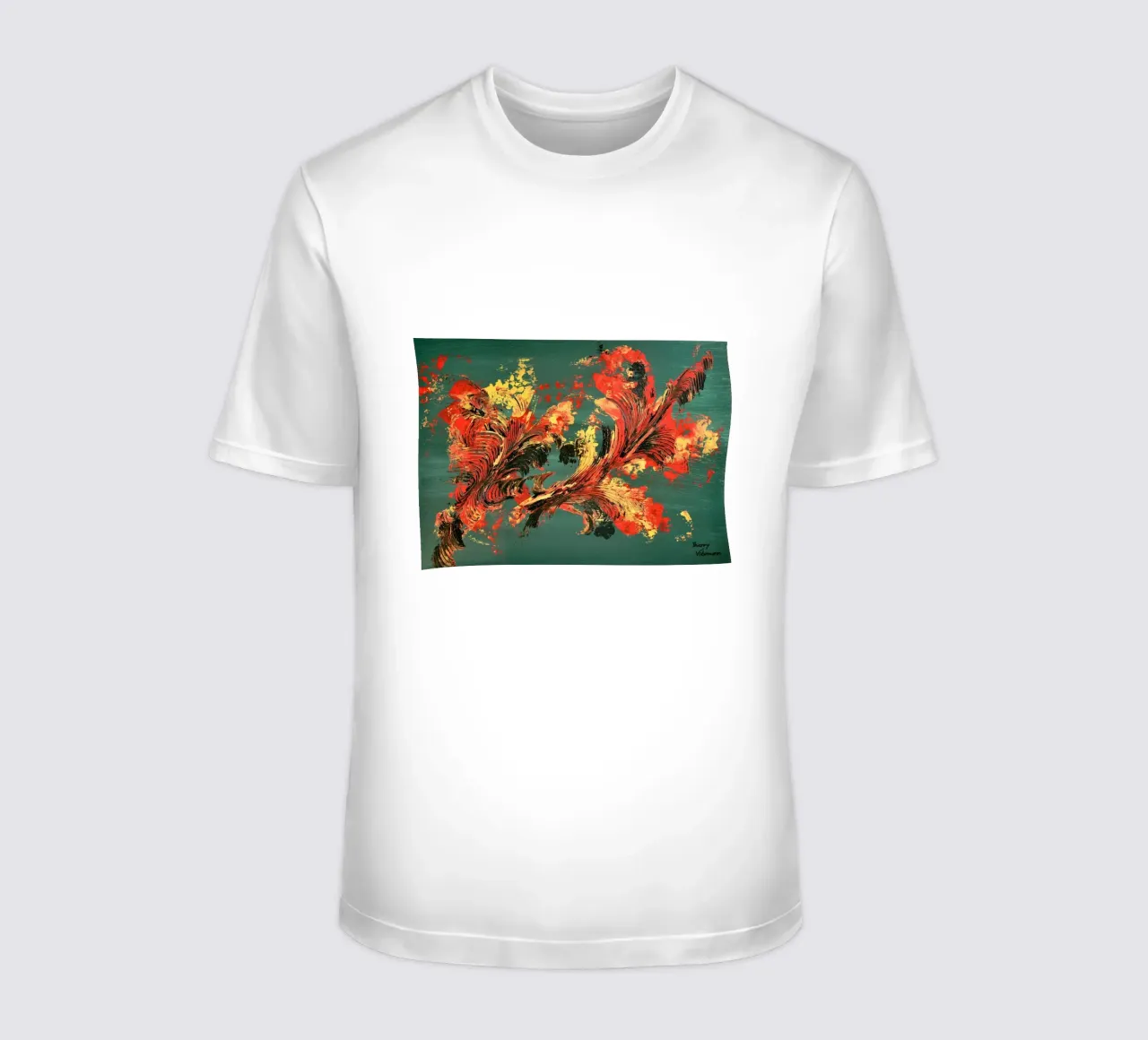 IDEAL GIFT 128 t-shirt by Thierry Vobmann Abstract painting