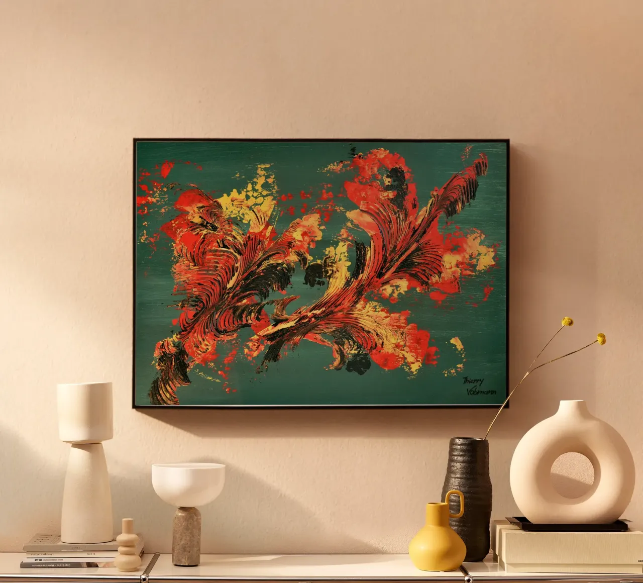 IDEAL GIFT 128 plexiglass da Thierry Vobmann Abstract painting