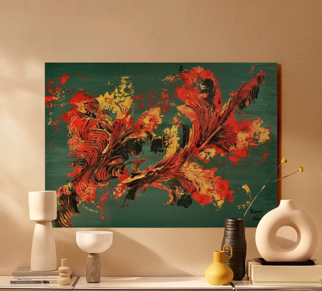 IDEAL GIFT 128 plexiglass da Thierry Vobmann Abstract painting