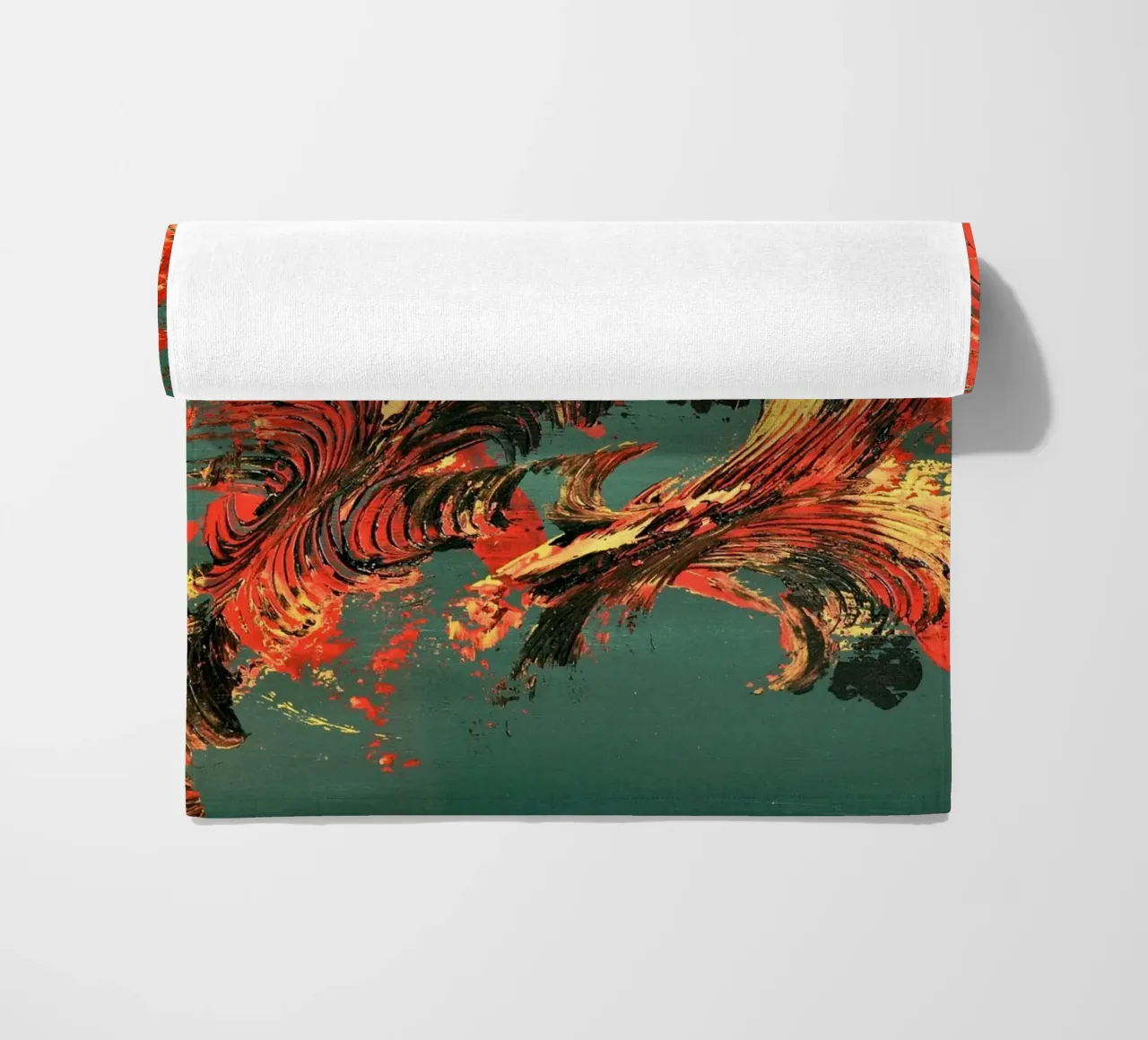 IDEAL GIFT 128 beach towel by Thierry Vobmann Abstract painting