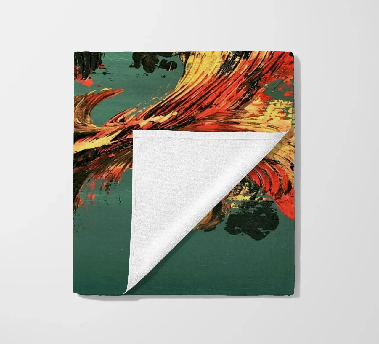 IDEAL GIFT 128 beach towel by Thierry Vobmann Abstract painting