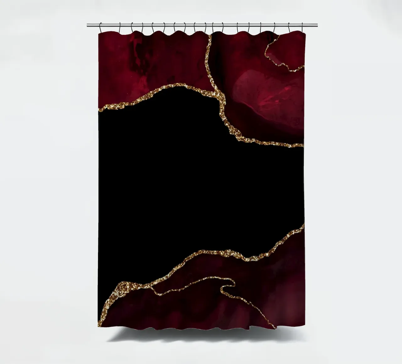 Texture Agata Borgogna e Oro 04 tenda da doccia da Gemstone Textures
