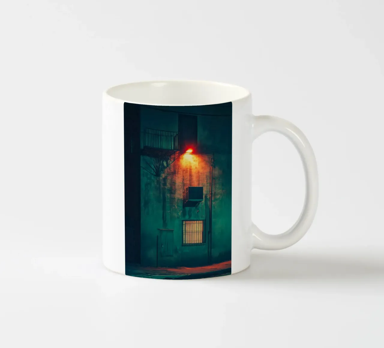 Giocare con la luce sui muri di New Orleans tazza in ceramica da By Night