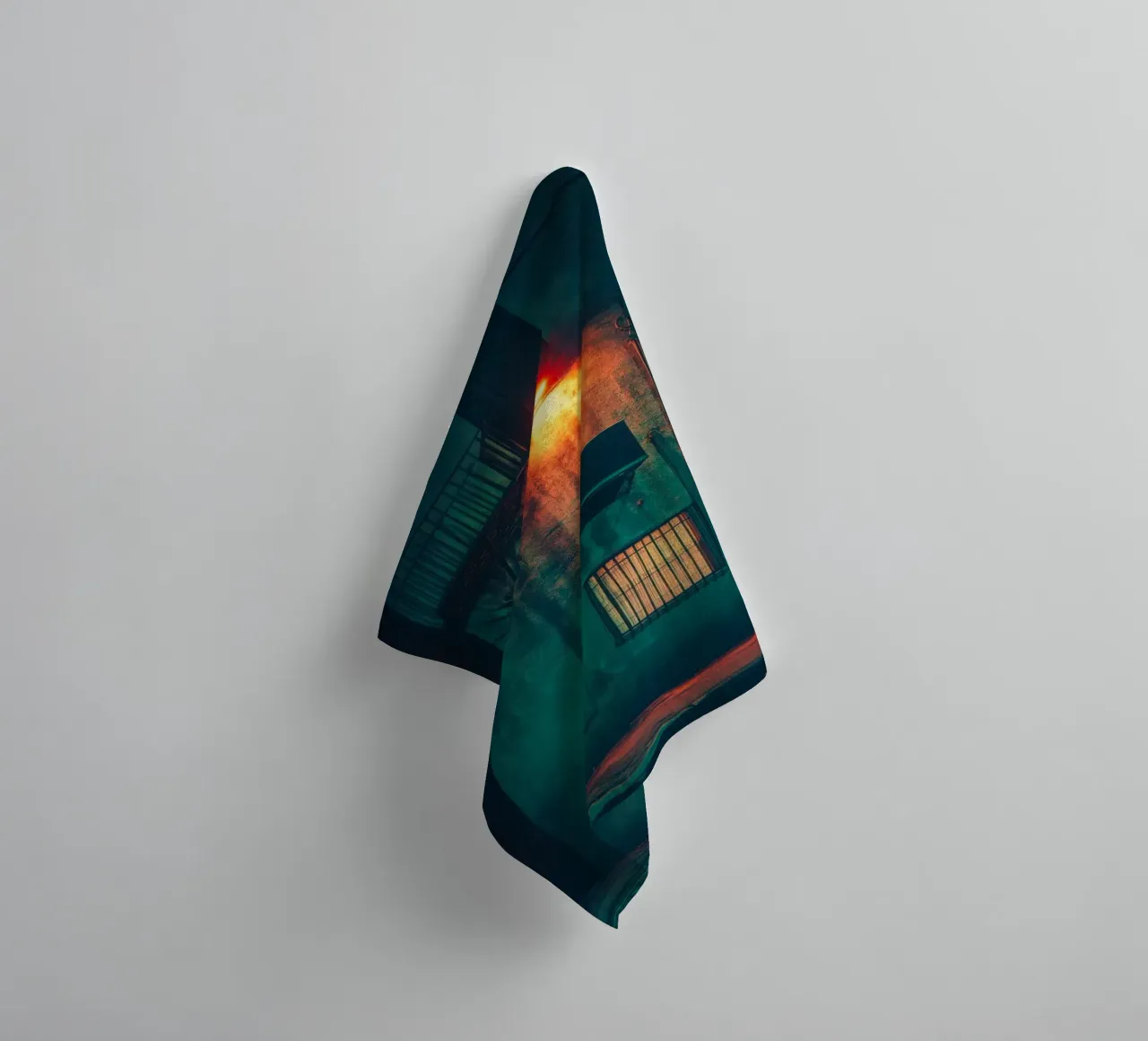 Playing with light on the walls of New Orleans towel by By Night
