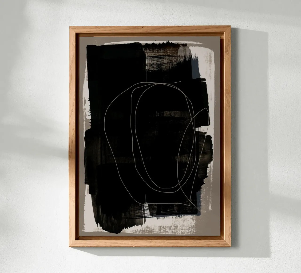 Abstract Brush Strokes 180Z alluminio dibond da Mareike Böhmer