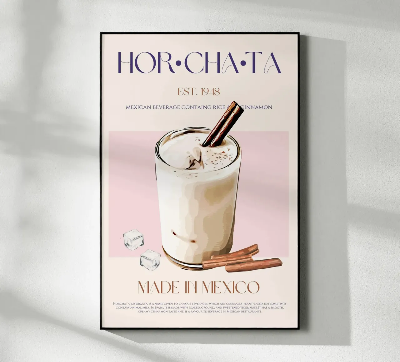 Horchata Print acrylic glass by KOKRPrints