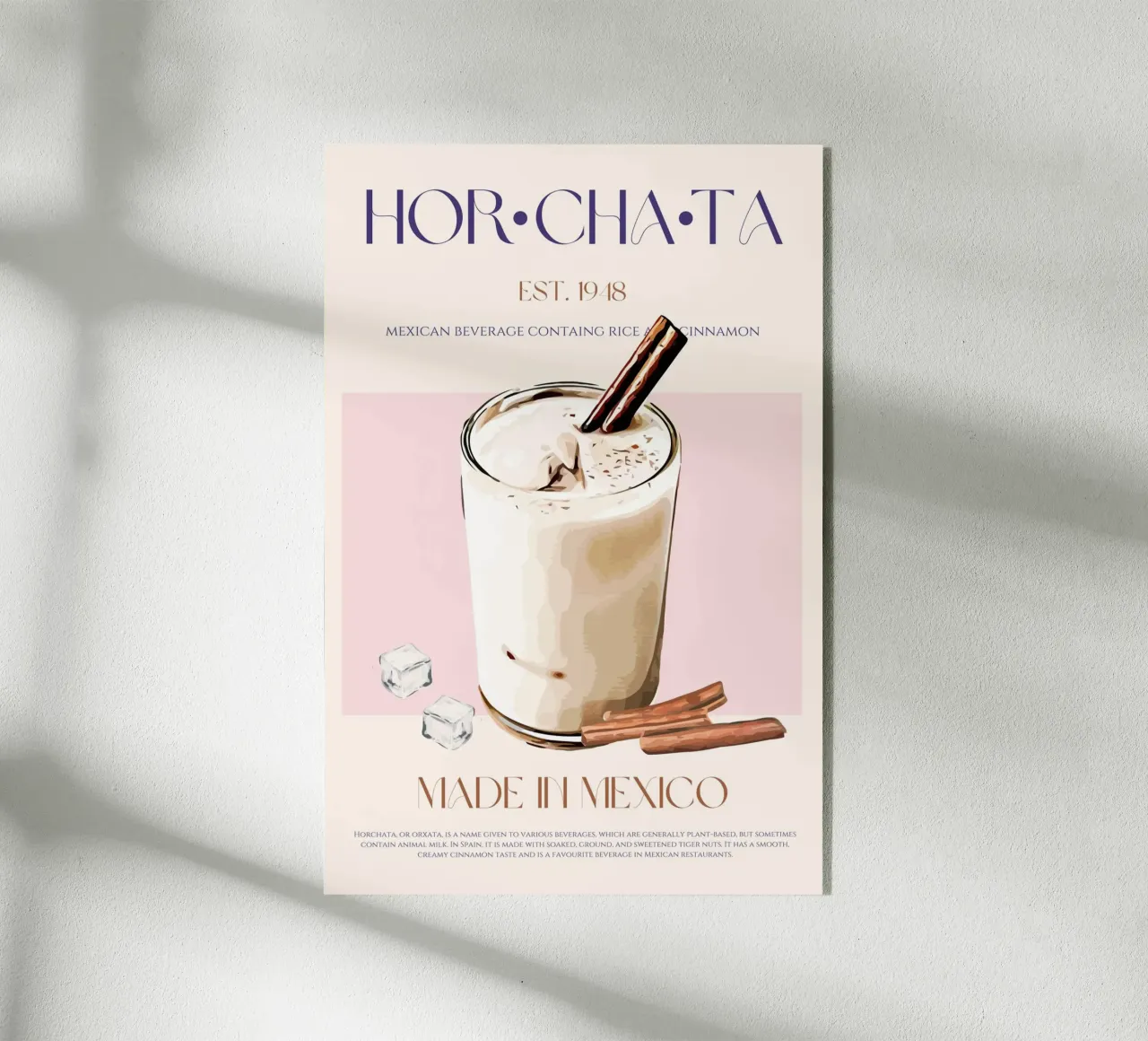 Horchata Print acrylic glass by KOKRPrints