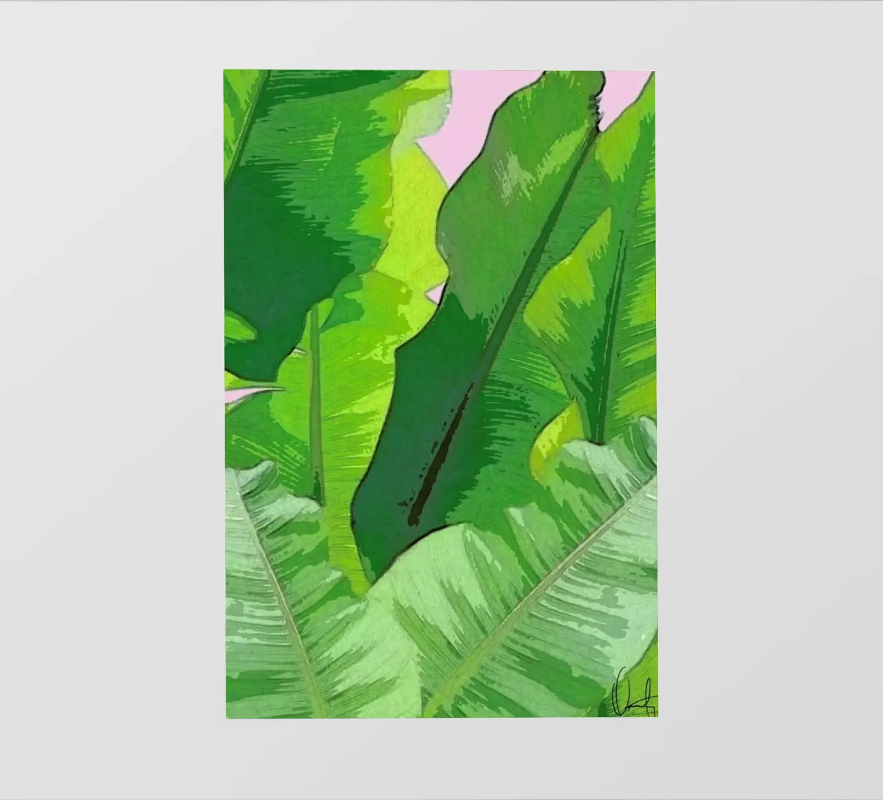 Banana Tropics telo in pvc da Xchange Art Studio