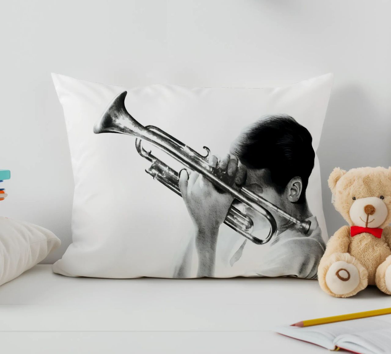 Chet Baker Kissen von heiyoum