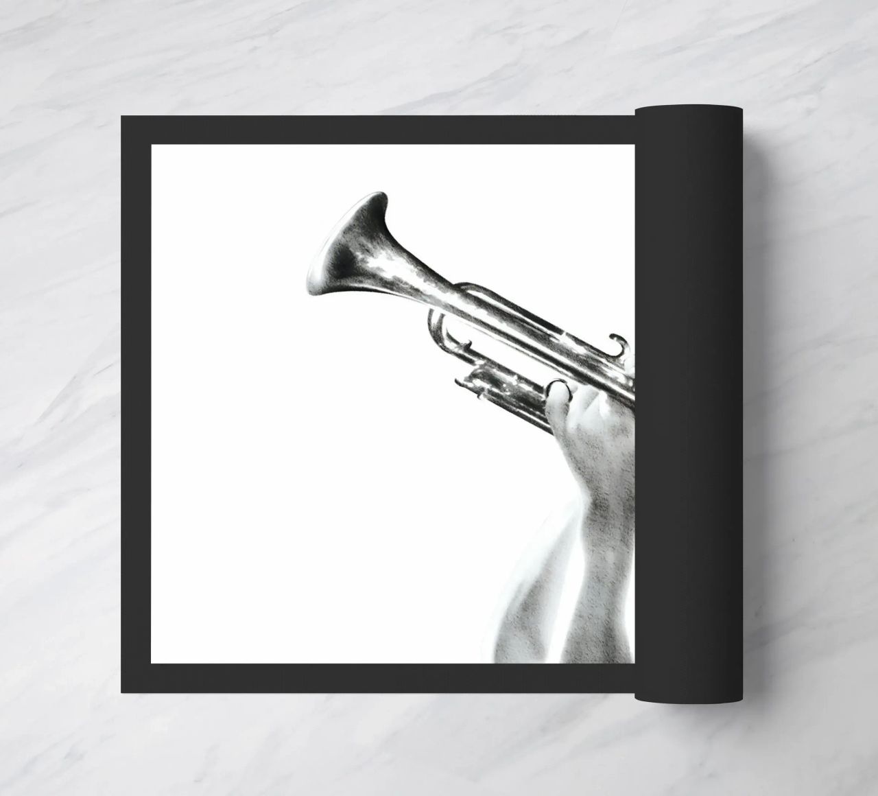 Chet Baker Fußmatte von heiyoum