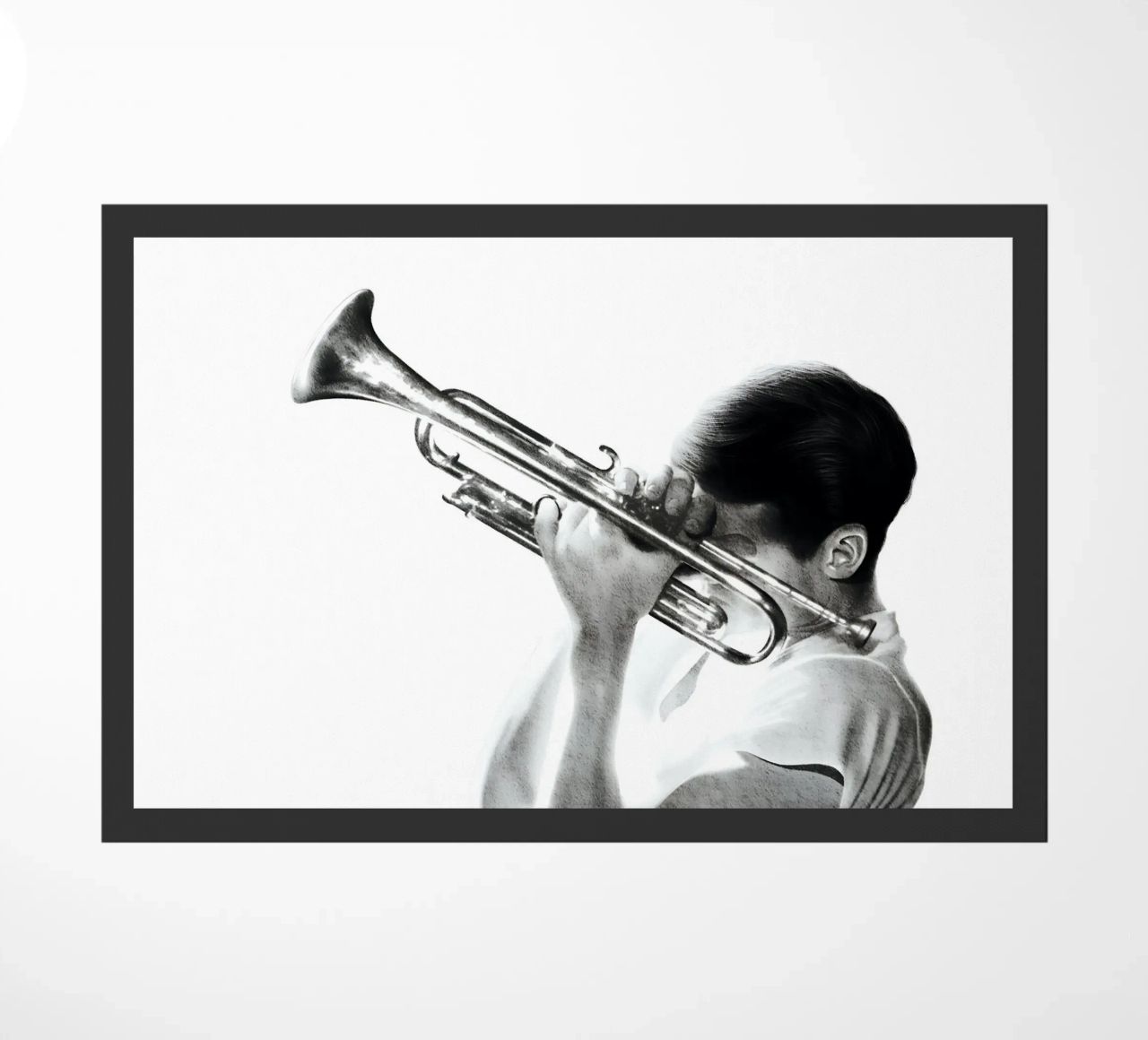Chet Baker Fußmatte von heiyoum