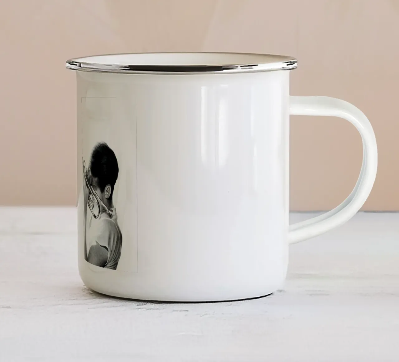 Chet Baker tazza in smalto da heiyoum