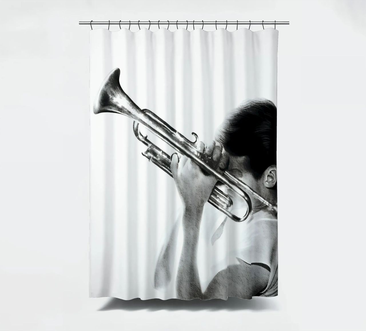 Chet Baker Duschvorhang von heiyoum