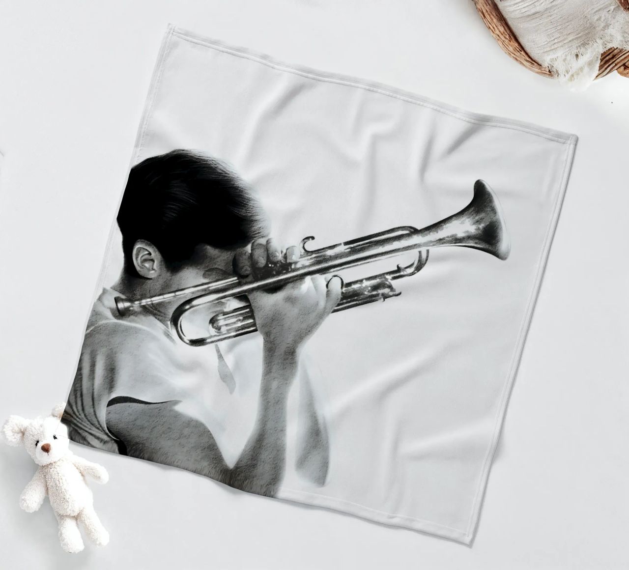 Chet Baker Fleecedecke von heiyoum