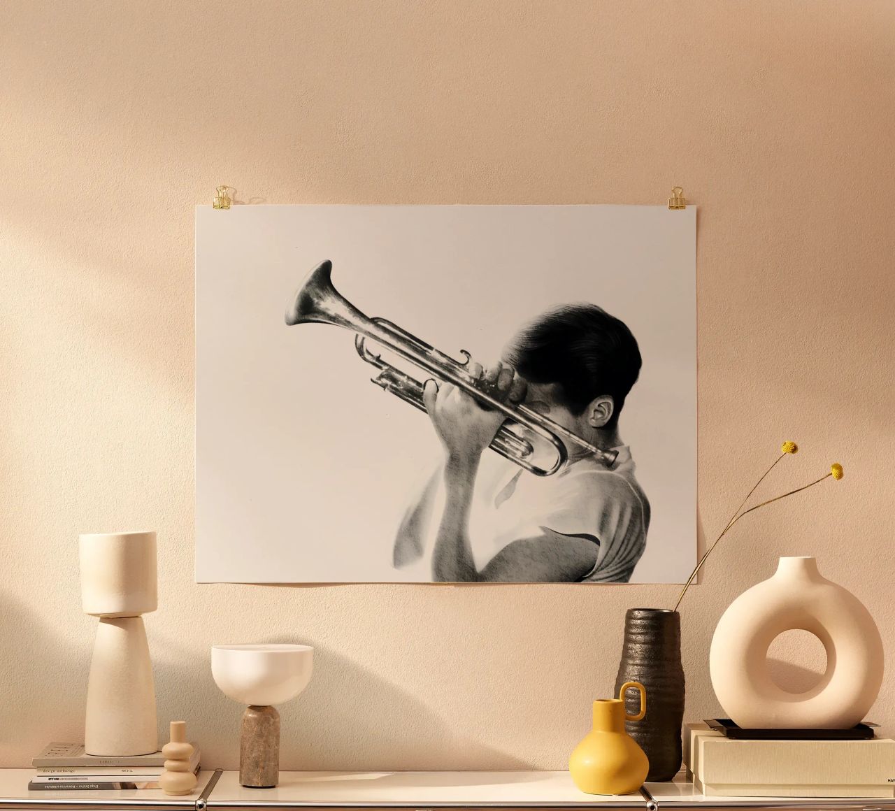 Chet Baker Poster von heiyoum