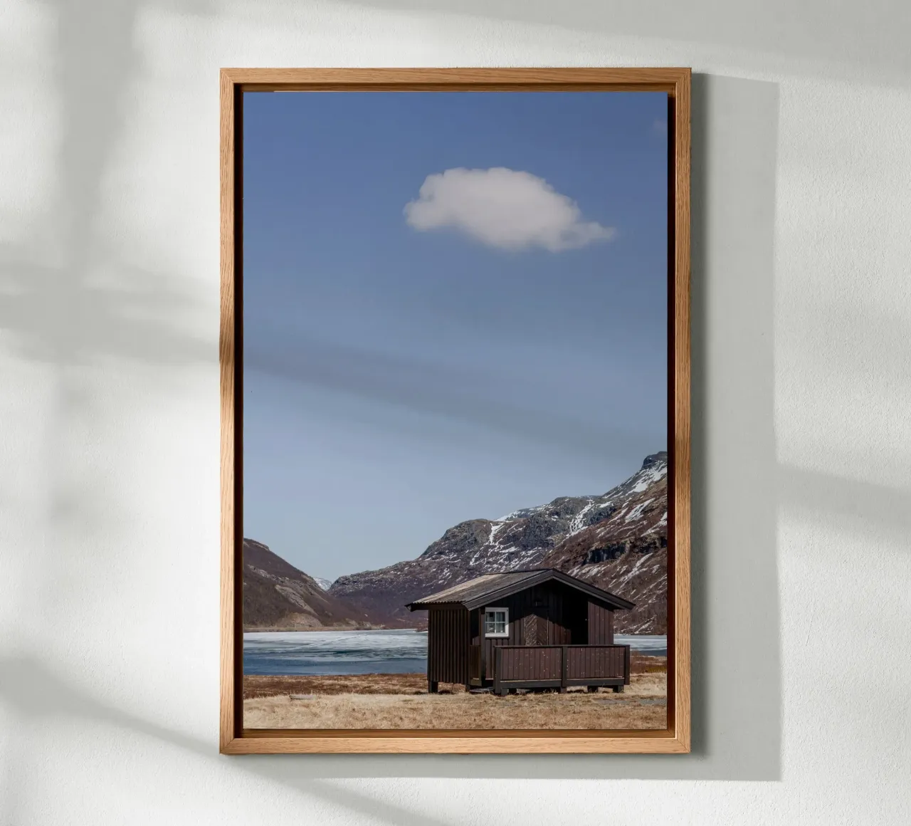Somewhere in Norway 1 tela con Cornice a cassetta da Mareike Böhmer Photography