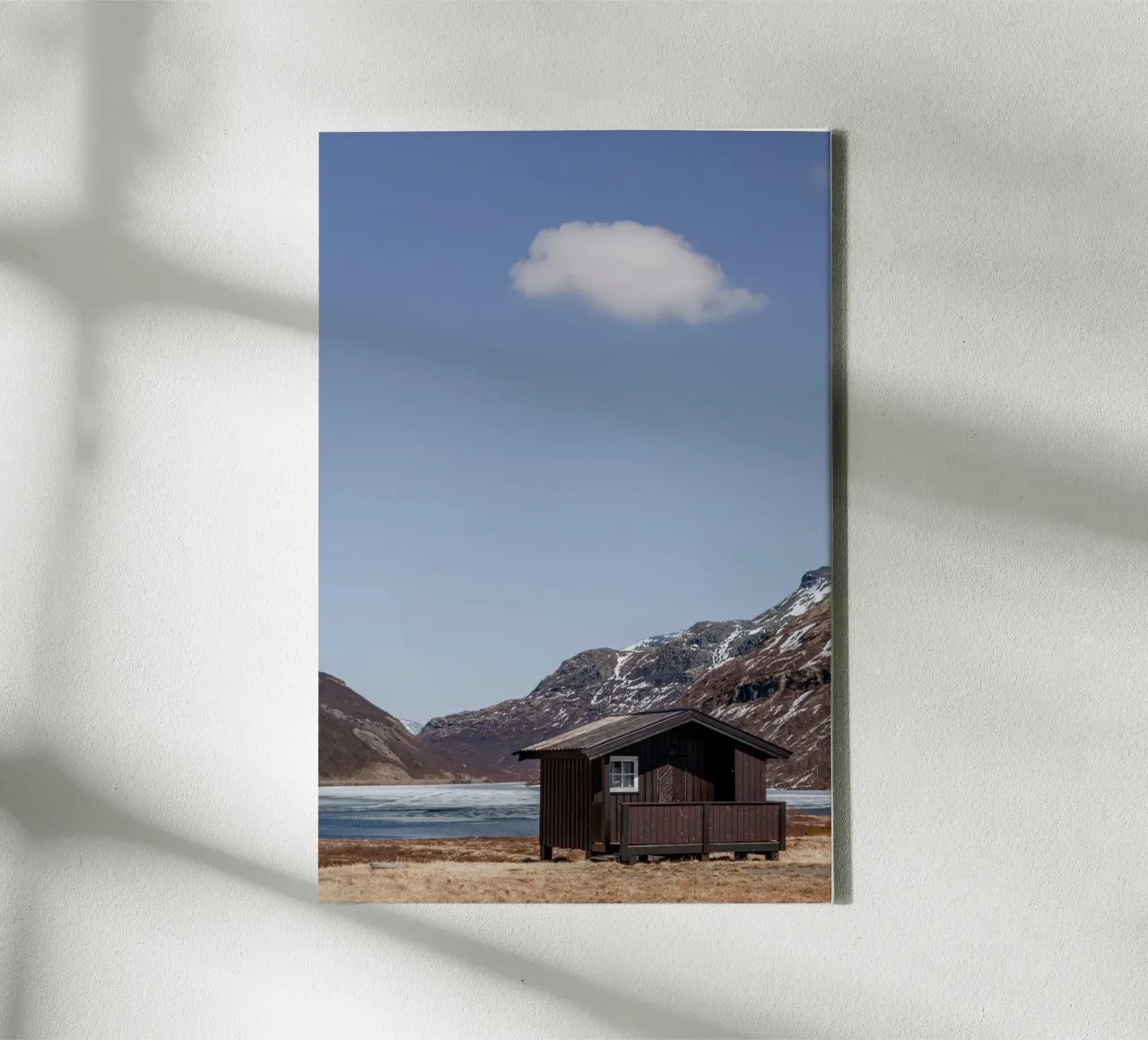 Somewhere in Norway 1 tela con Cornice a cassetta da Mareike Böhmer Photography