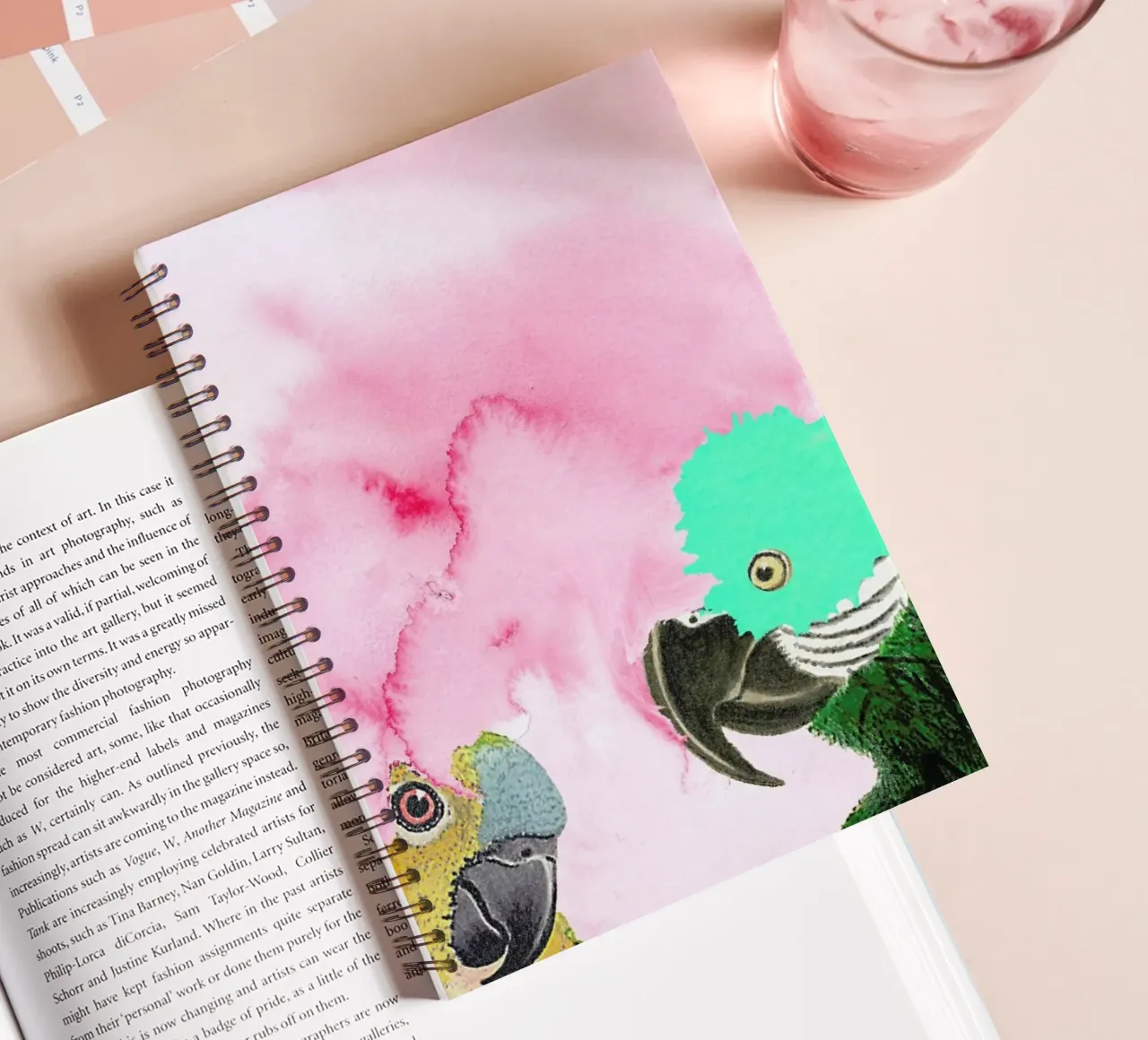 It Is Cloudy! spiral notebook by Rococco LA