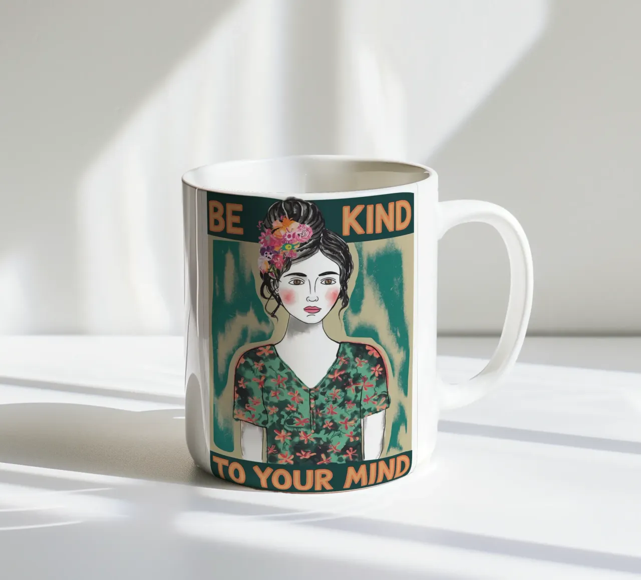 Siate gentili con la vostra mente tazza in ceramica da logic