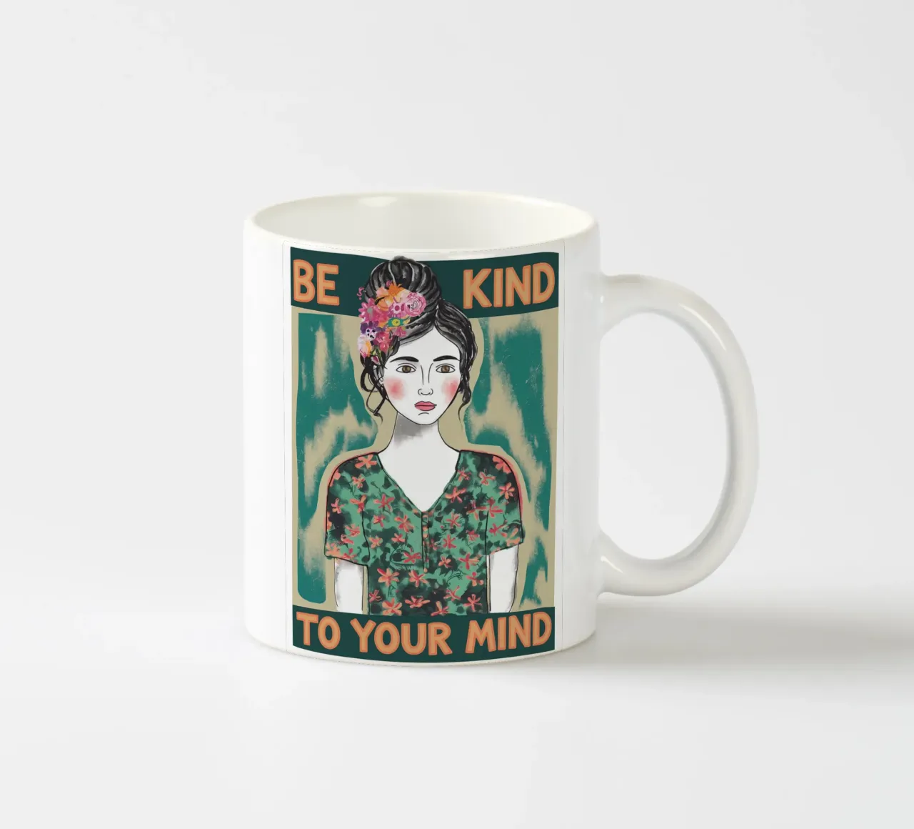 Siate gentili con la vostra mente tazza in ceramica da logic