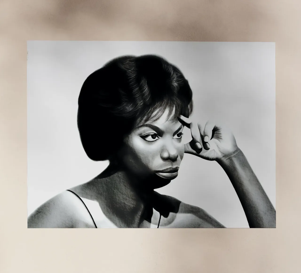 Nina Simone pellicola backlit da heiyoum