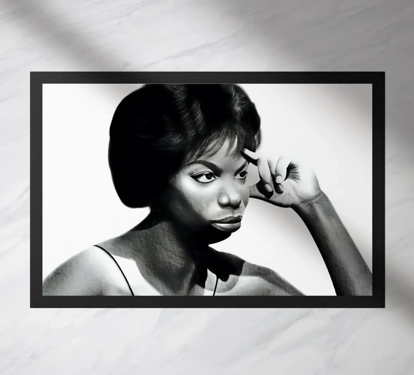 Nina Simone doormat by heiyoum