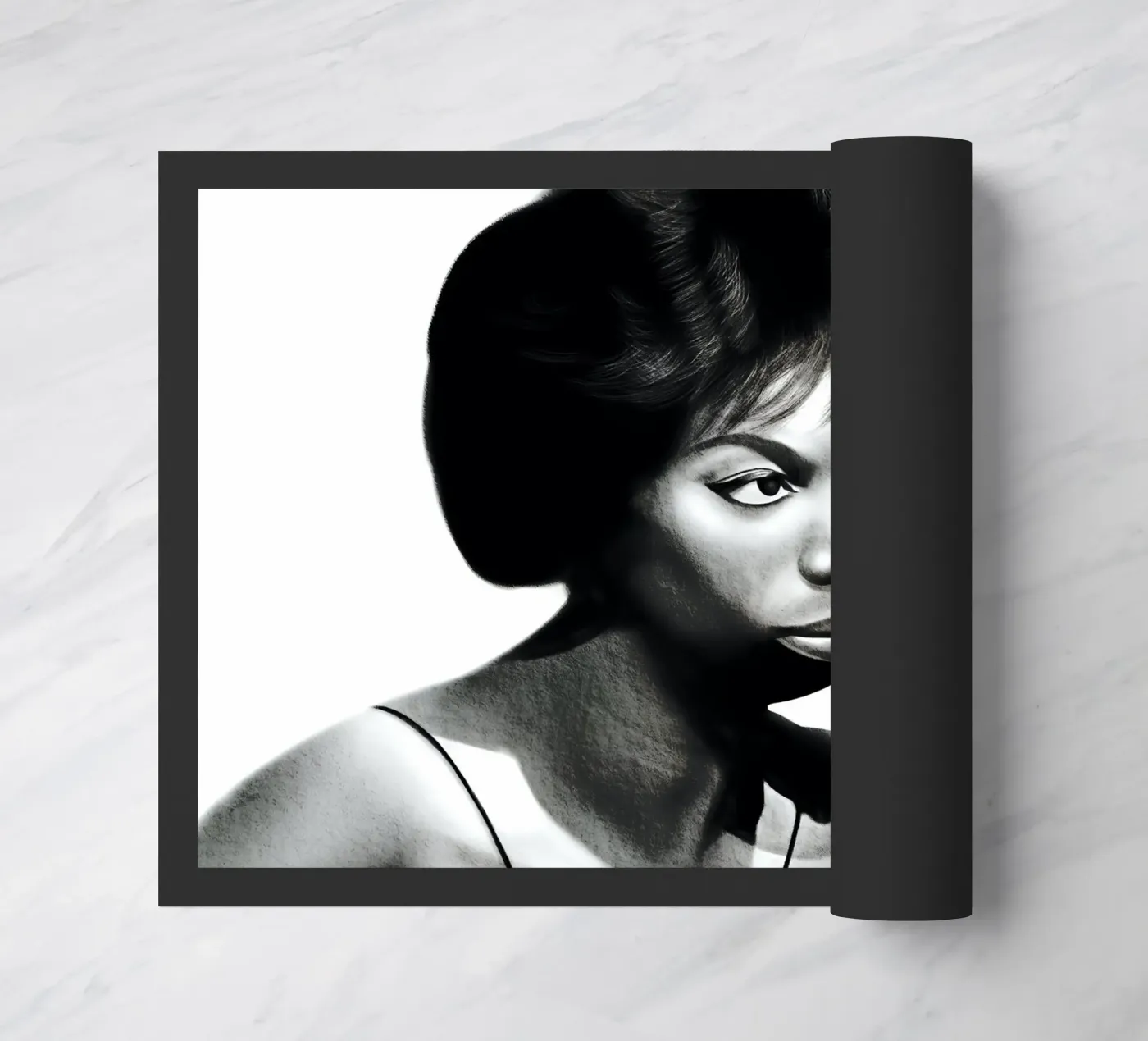 Nina Simone doormat by heiyoum