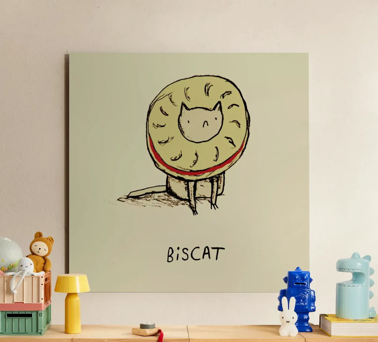 Biscat Big alluminio dibond da Sophie Corrigan