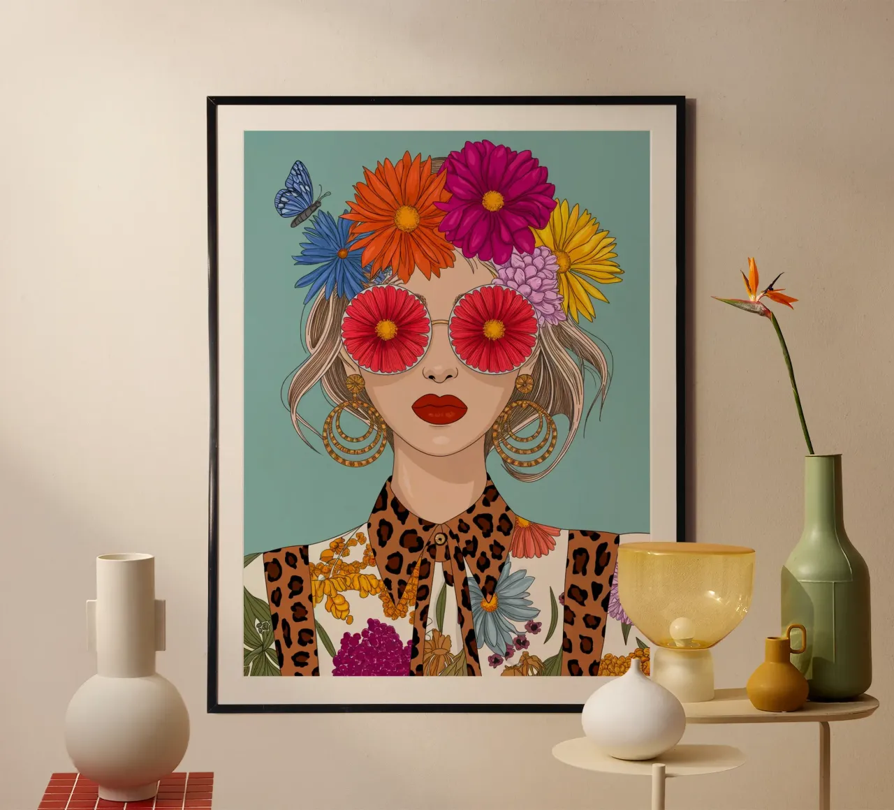 Ragazza dei fiori carta hahnemühle da logic