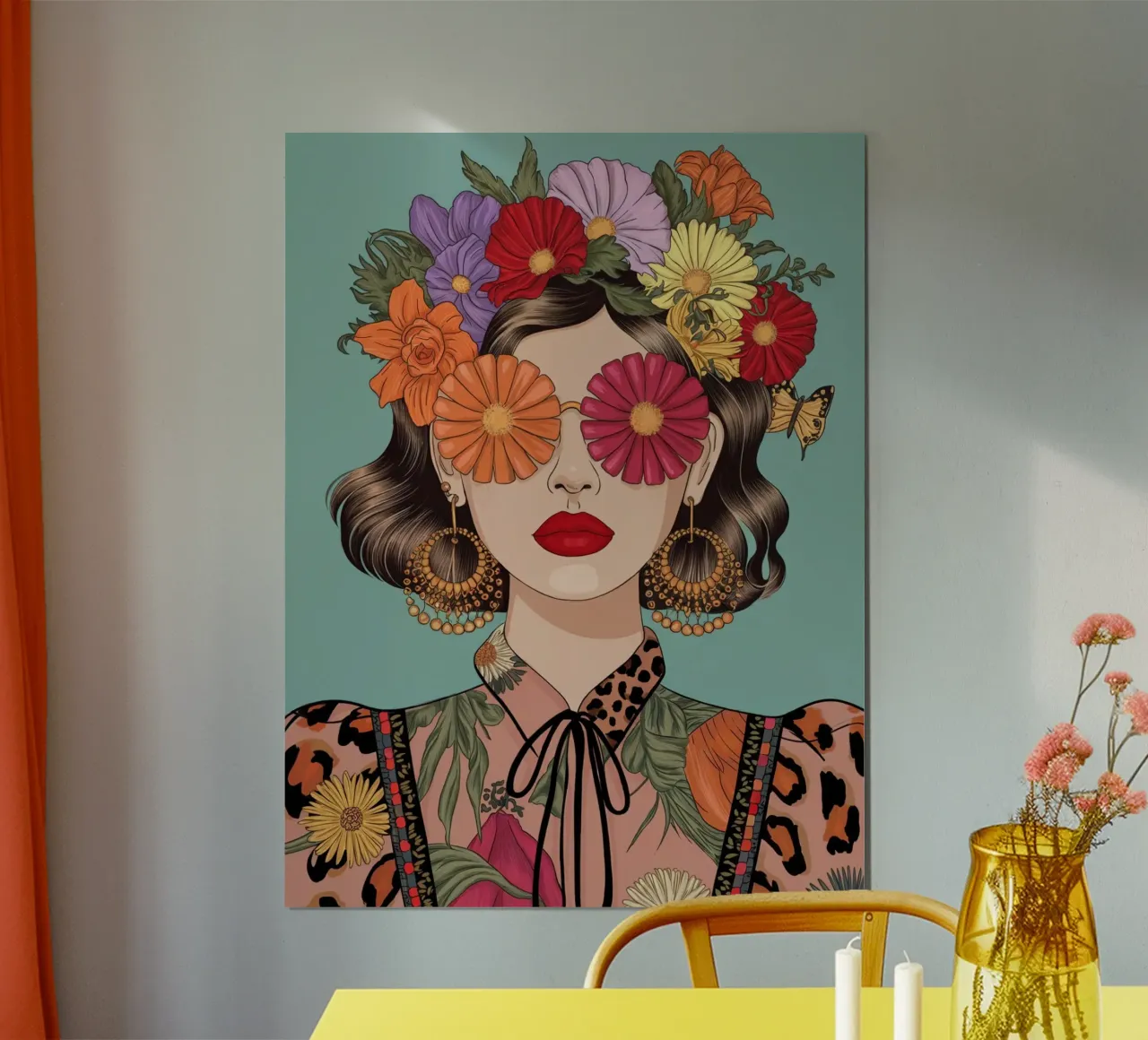 Ragazza dei fiori carta hahnemühle da logic