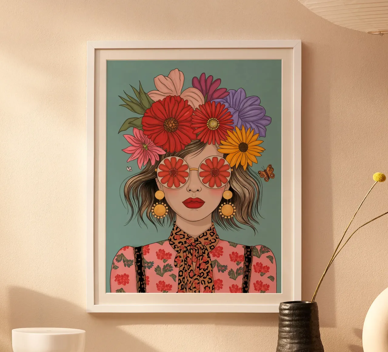 Ragazza dei fiori carta hahnemühle da logic