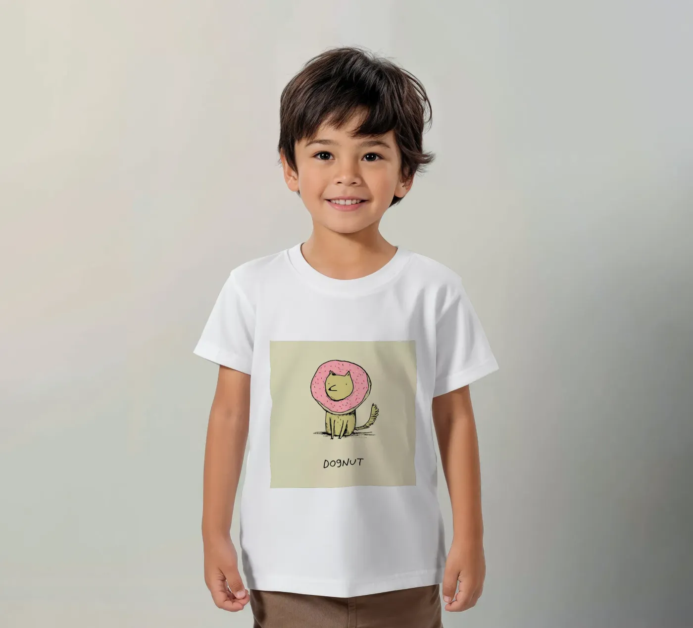 Dognut t-shirt bambini da Sophie Corrigan
