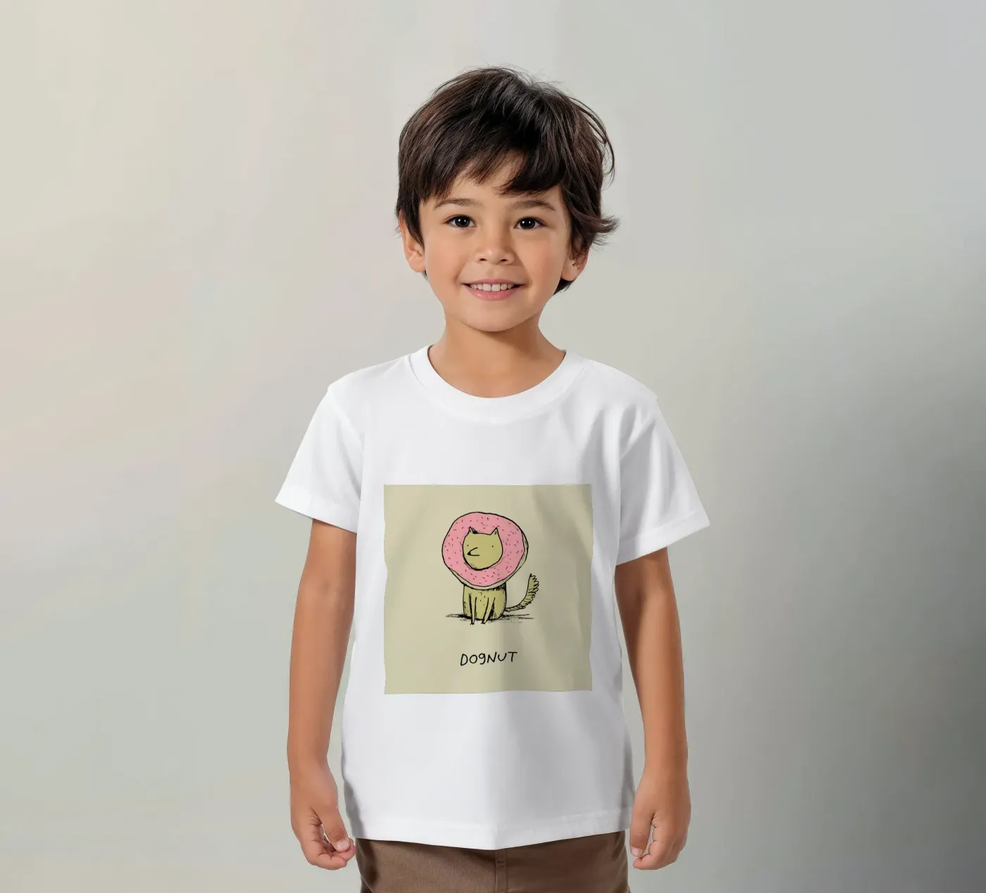 Dognut t-shirt bambini da Sophie Corrigan