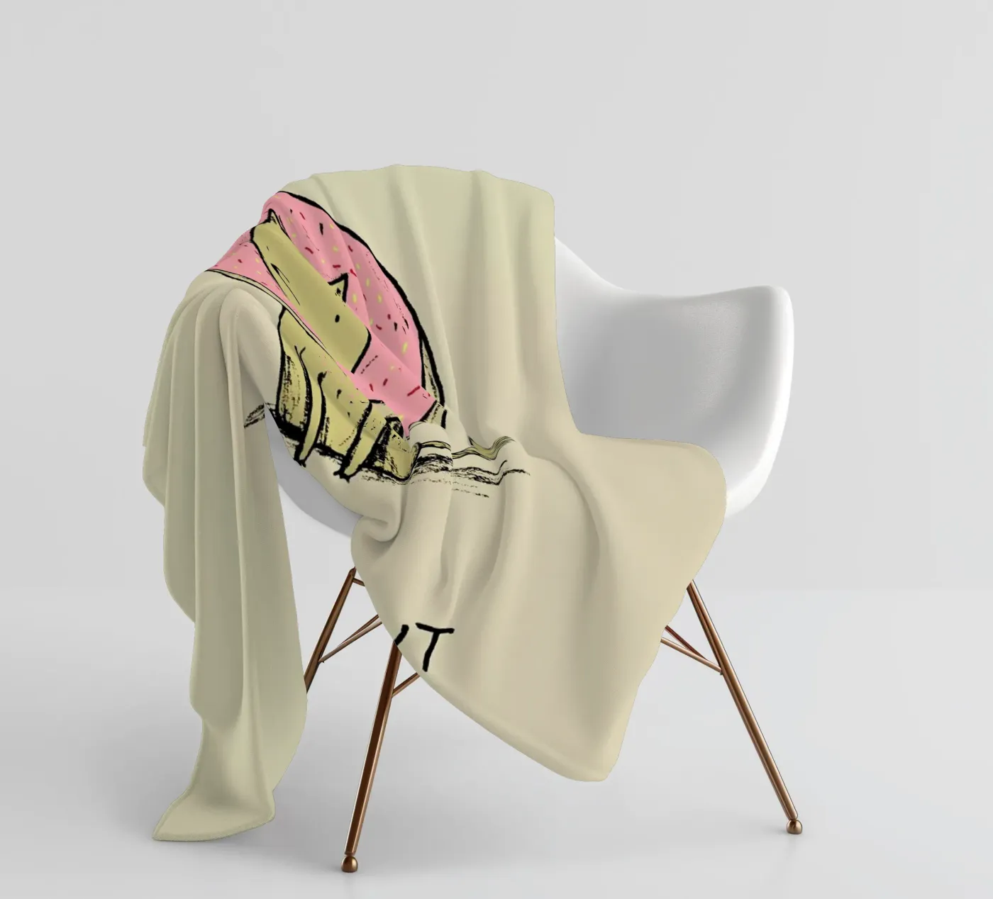 Dognut Fleecedecke von Sophie Corrigan