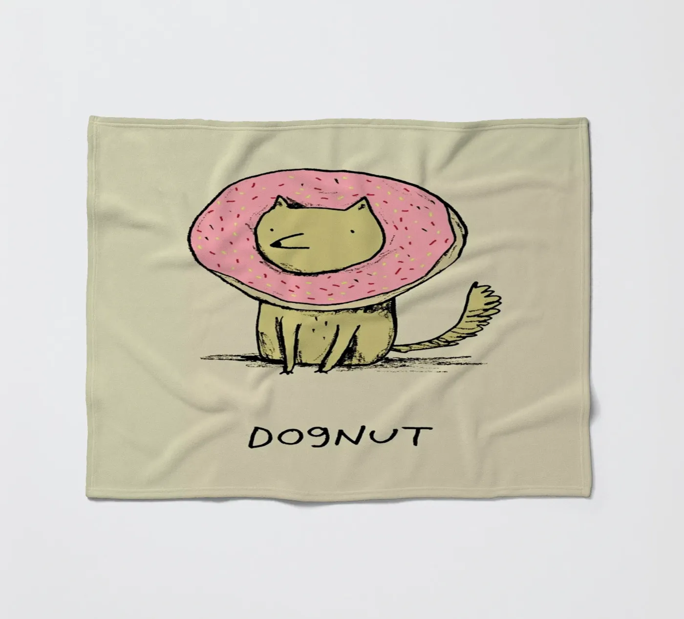 Dognut Fleecedecke von Sophie Corrigan