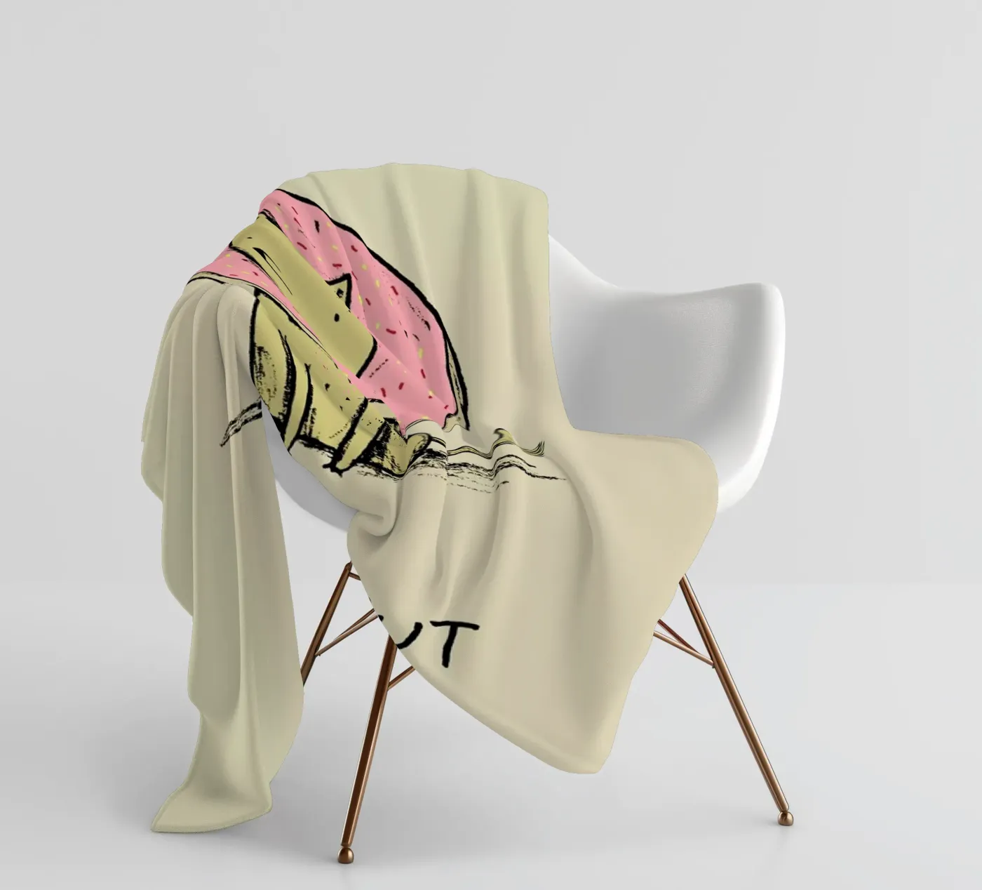 Dognut Fleecedecke von Sophie Corrigan