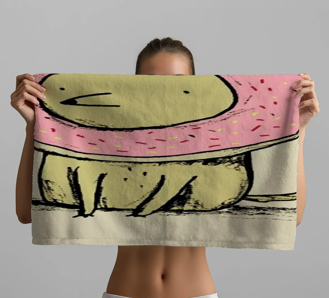 Dognut badhanddoek van Sophie Corrigan