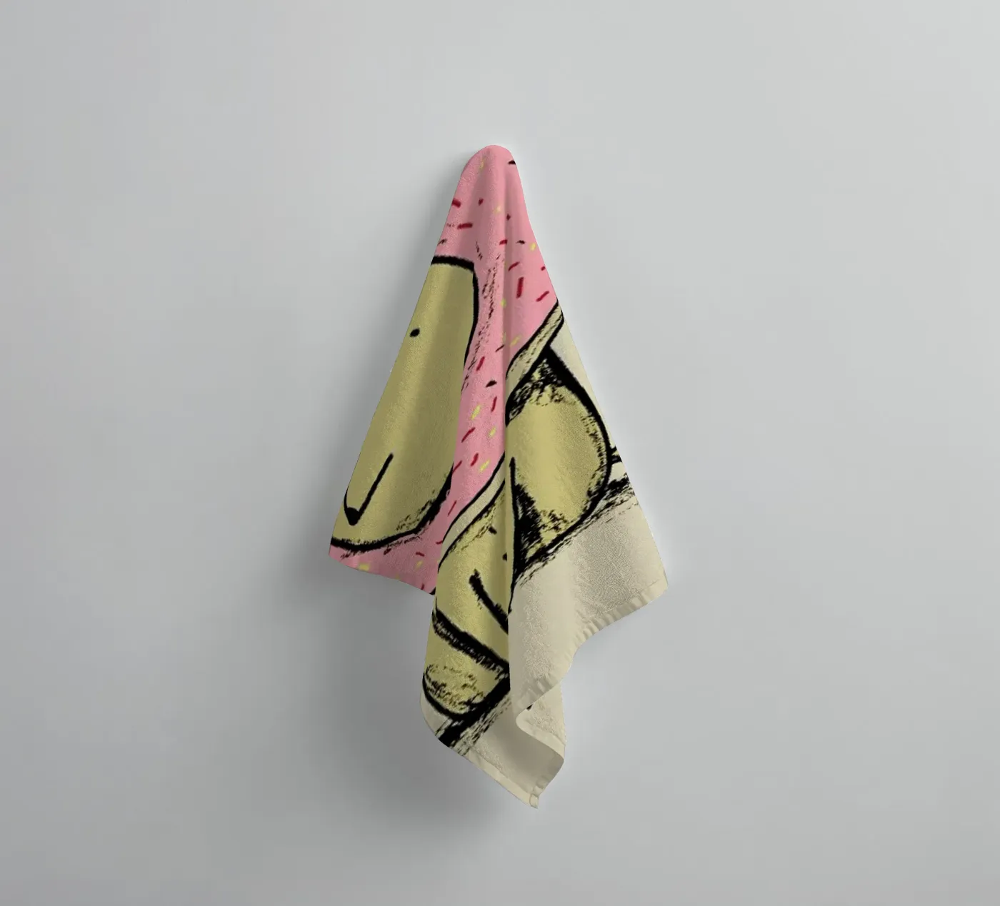 Dognut badhanddoek van Sophie Corrigan