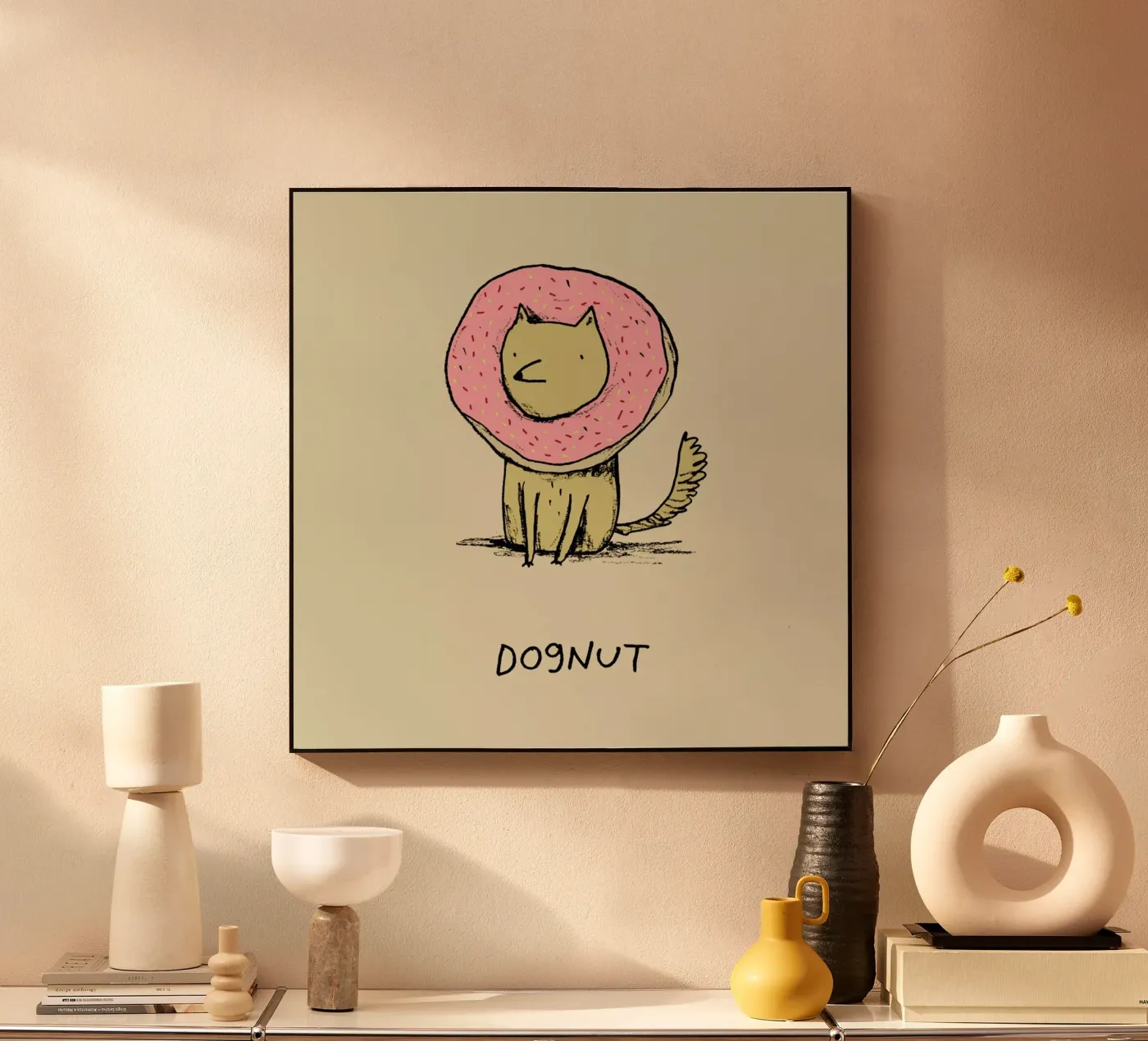 Dognut plexiglas de Sophie Corrigan